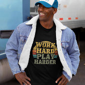 T-shirt Motivation Rétro - Travail amusant