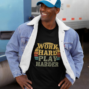 T-shirt Motivation Rétro - Travail amusant