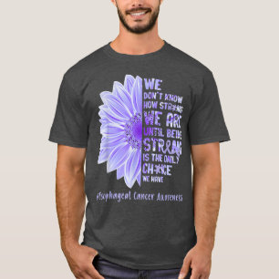 T-shirt Motivation Sensibilisation au cancer de l'oesophag