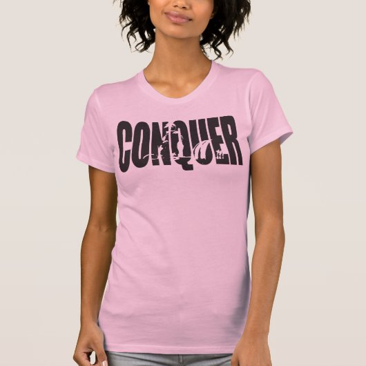 T-shirt Motivation WOD - CONQUER (Devant)