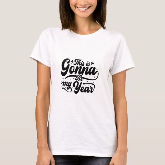 T-shirt Motivational New Year (Devant)