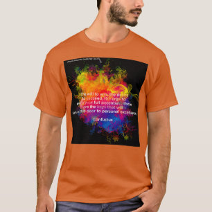 T-shirt Motivational Quotes Confucius 1 English