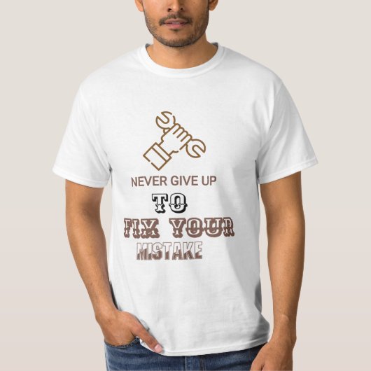 T-shirt motivational t-shert (Devant)