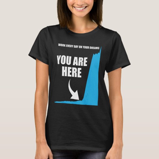 T-shirt Motivational Your are here Success Motivation (Devant)