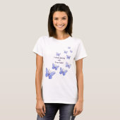 T-shirt Motivationnel : Embrassez la sérénité avec chaque  (Devant entier)