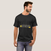 T-shirt Motivationnel Nous Le Faisons Non Pas Parce Qu'Il (Devant entier)