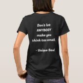 t-shirt motivationnel, tee (Dos)