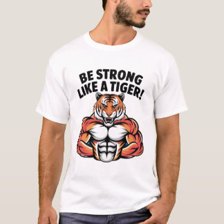 T-shirt Motivationnel Wild Animal Design