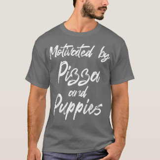 T-shirt Motivé Par La Pizza Et Les Marionnettes, Pizza Drô