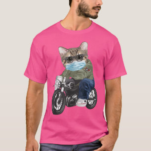 T-shirt Moto À Cheval Avec Masque