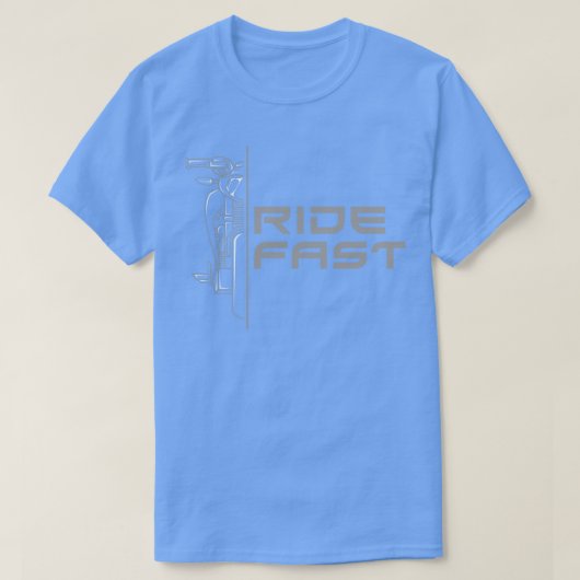T-shirt Moto avec accélération la plus rapide (Design devant)