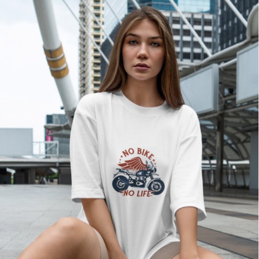 T-shirt Moto Avec Ailes