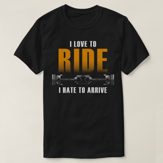 T-shirt Moto avec amie (Design devant)