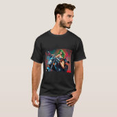 T-shirt moto babe (Devant entier)