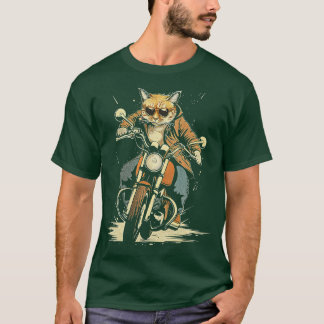 T-shirt Moto Cat Rides