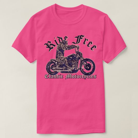 T-shirt Moto classique américain (Design devant)