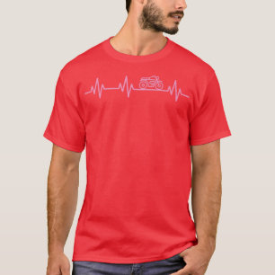 T-shirt Moto classique moto Heartbeat Cruiser Love Li