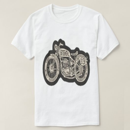 T-shirt Moto Classique PETROL 13 (Design devant)