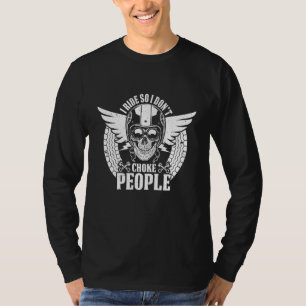T-shirt Moto Classique Vélo I Ride Donc Je Ne Choque Pas P