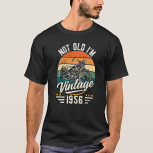 T-shirt Moto classique vintage 1956 66 ans Birt