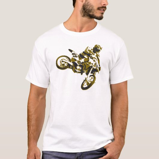 T-shirt moto cross (Devant)