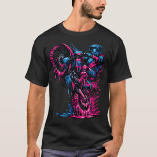 T-shirt Moto Cross Enduro Moto Tout-Terrain Cascade
