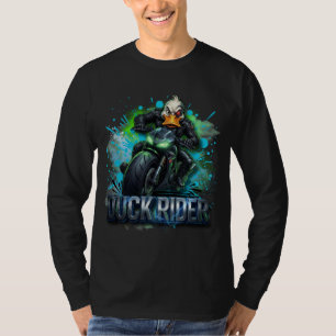 T-Shirt Moto Cyber Canard 3D Cavalier Canard