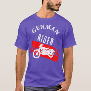 T-shirt Moto-cycliste allemand Vintage Biker 1