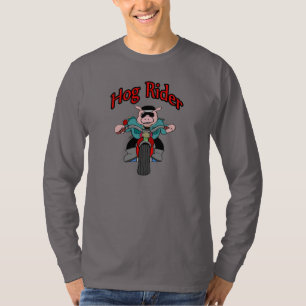 T-shirt Moto de cavalier de porc