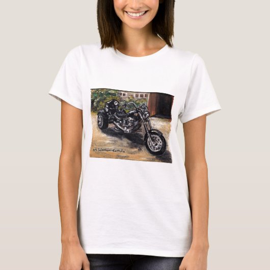 T-shirt Moto de tricycle (Devant)