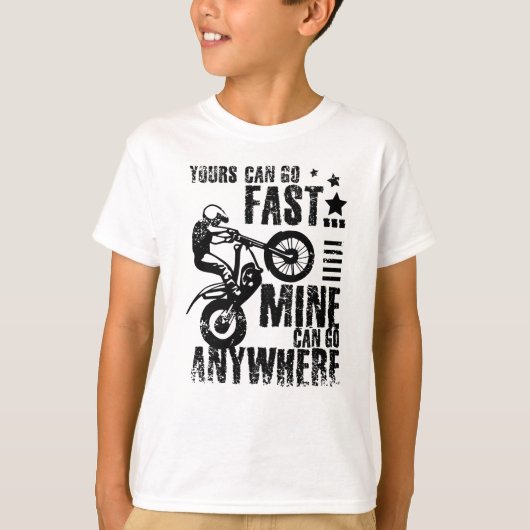 T-shirt Moto d'essai rapide (Devant)
