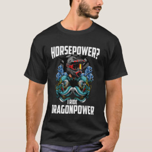 T-shirt Moto Dragon Asiatique Puissance Bikers & Motard