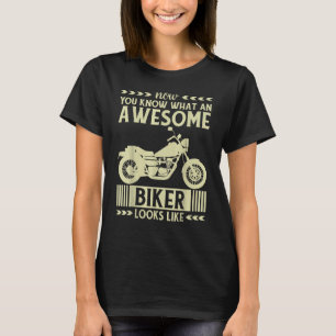 T-shirt Moto équitation Vélo Magnifique Moto Ri Der