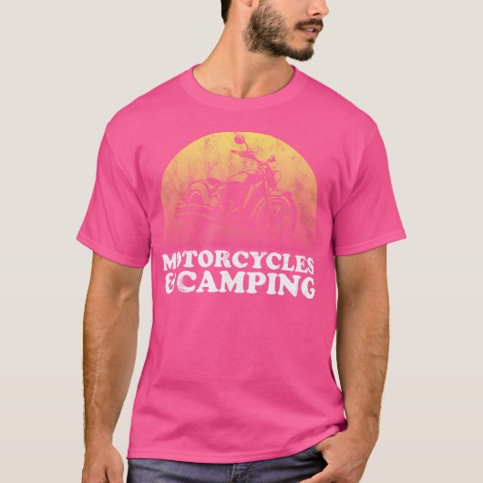T-shirt Moto Et Camping Motos (Devant)