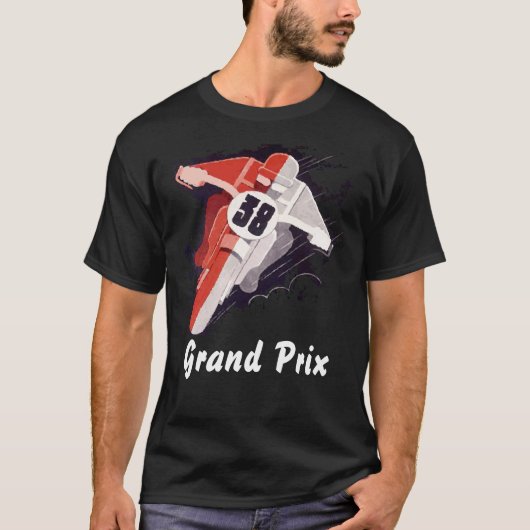 T-shirt Moto Grand prix (Devant)