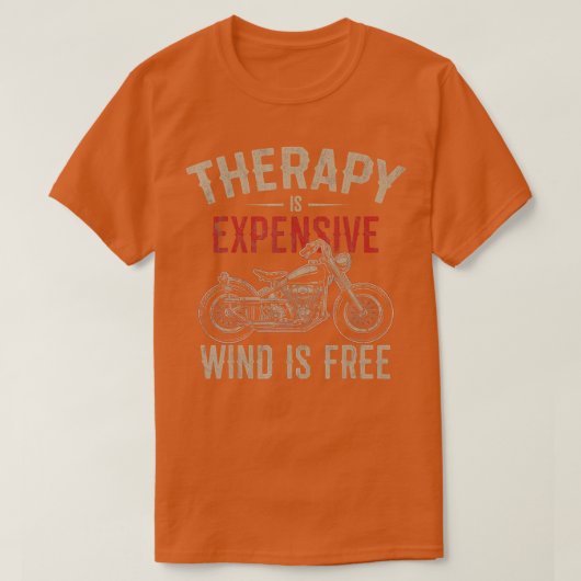 T-shirt Moto herapy Funny (Design devant)