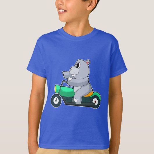 T-shirt Moto Hippo (Devant)