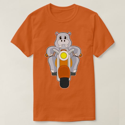 T-shirt Moto Hippo (Design devant)