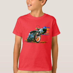 T-shirt Moto impressionnante rapide de speed-way