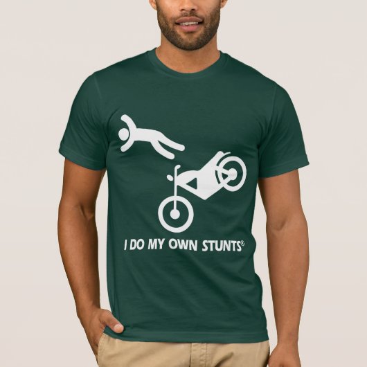 T-shirt Moto mes propres cascades (Devant)