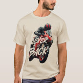 T-shirt moto moto biker mode de vie (Devant)