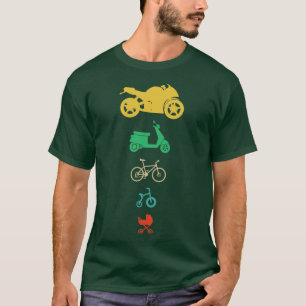 T-shirt Moto Moto Femmes Enduro Motocross Biker