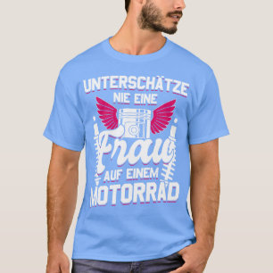 T-shirt Moto Moto Femmes Enduro Motocross Biker