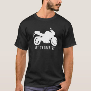T-shirt Moto Moto Mon Thérapeute Funny Biker Prem