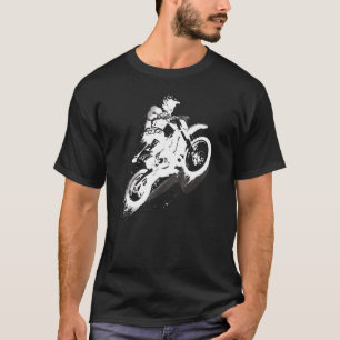 T-shirt Moto Motocross Dirt Vélo Rider Racing Moteurs