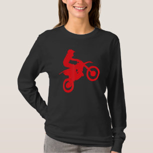 T-shirt Moto Motocross Stand Two Wheeler Ttop