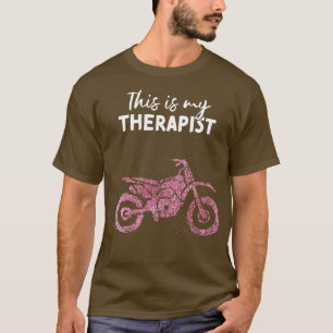 T-shirt Moto Motorcycle Thérapiste Vélo