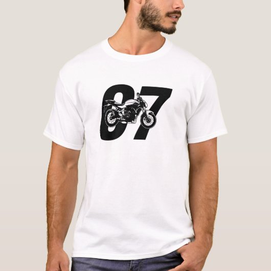 T-shirt Moto MT07 FZ07 de Yamaha MT-07 FZ-07 (Devant)