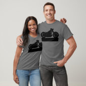 T-shirt Moto noir (Unisexe)