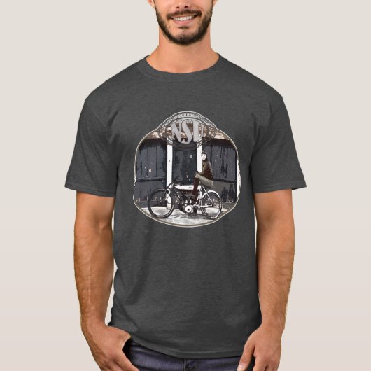 T-shirt moto NSU 1908 (Devant)